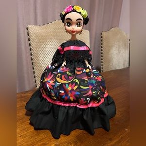 Frida Kahlo modern doll.